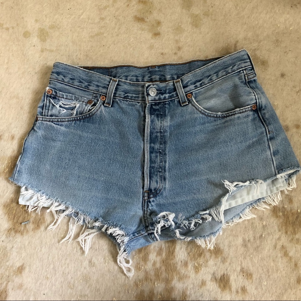 Levi’s cheeky denim shorts